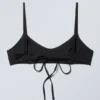 Top de bikini con tirantes – Negro Top de bikini con tirantes – Negro