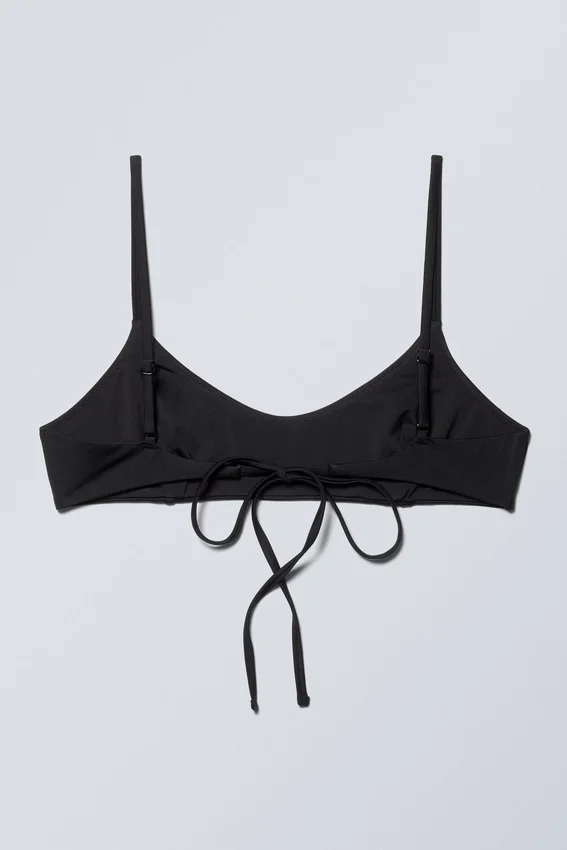 Top de bikini con tirantes – Negro Top de bikini con tirantes – Negro
