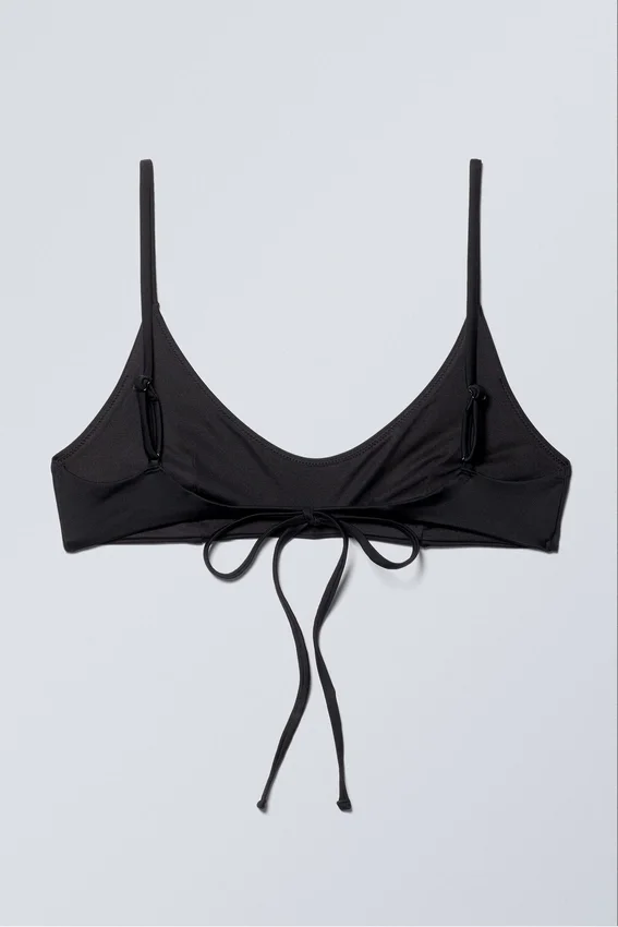 Top de bikini con tirantes – Negro Top de bikini con tirantes – Negro