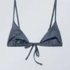 Top de bikini triangular – Azul brillante Top de bikini triangular – Azul brillante
