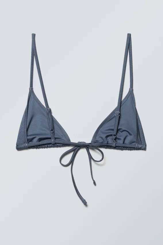 Top de bikini triangular – Azul brillante Top de bikini triangular – Azul brillante