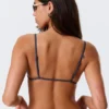 Top de bikini triangular – Azul oscuro Top de bikini triangular – Azul oscuro