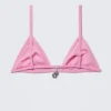 Top de bikini triangular Charm – Rosa claro Top de bikini triangular Charm – Rosa claro