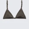 Top de bikini triangular con nudos – Dark Mole Top de bikini triangular con nudos – Dark Mole