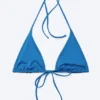 Top de bikini triangular con tirantes – Azul brillante Top de bikini triangular con tirantes – Azul brillante