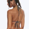 Top de bikini triangular con tirantes – Azul medio apagado Top de bikini triangular con tirantes – Azul medio apagado