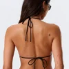 Top de bikini triangular con tirantes – Negro Top de bikini triangular con tirantes – Negro