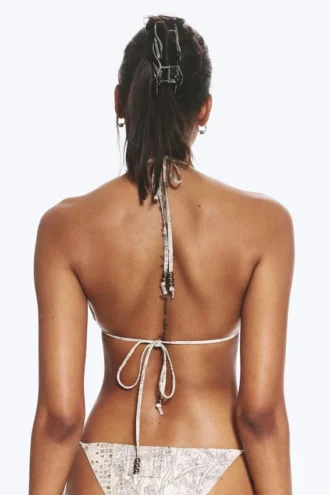 Top de bikini triangular Creature – Dusty Light Mole