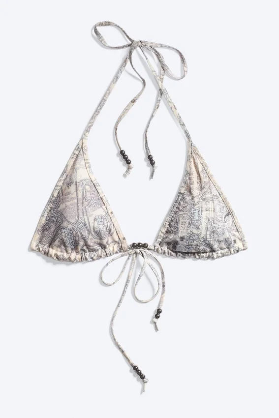 Top de bikini triangular Creature – Dusty Light Mole Top de bikini triangular Creature – Dusty Light Mole