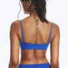Top de bikini triangular fruncido – Azul brillante Top de bikini triangular fruncido – Azul brillante