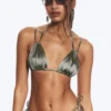 Top de bikini triangular – Gris empolvado Top de bikini triangular – Gris empolvado