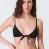 Top de bikini triangular – Negro Top de bikini triangular – Negro
