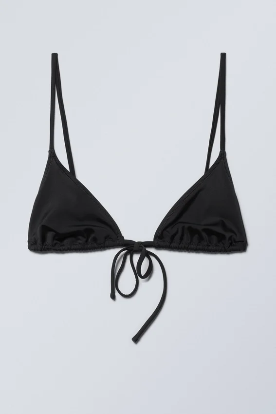 Top de bikini triangular – Negro Top de bikini triangular – Negro