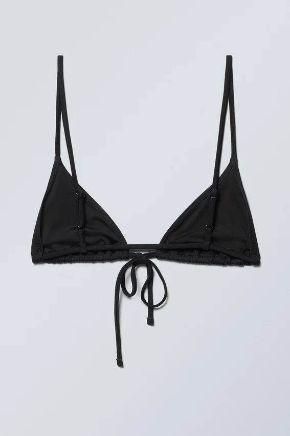 Top de bikini triangular – Negro Top de bikini triangular – Negro