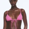 Top de bikini triangular – Rosa Top de bikini triangular – Rosa