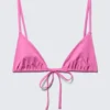 Top de bikini triangular – Rosa Top de bikini triangular – Rosa