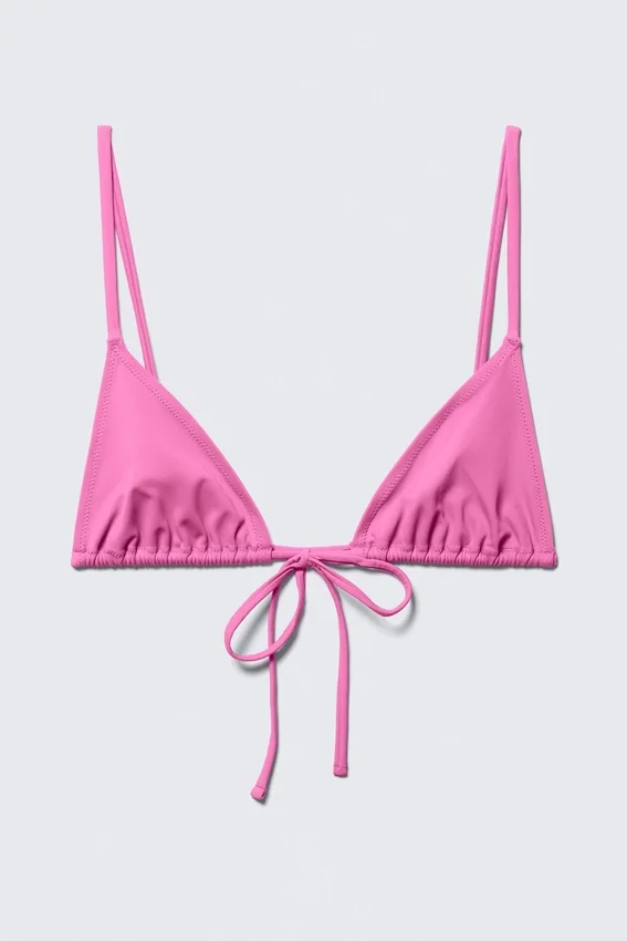 Top de bikini triangular – Rosa Top de bikini triangular – Rosa