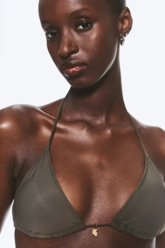 Top de bikini triangular Shell – Dark Mole Top de bikini triangular Shell – Dark Mole