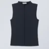 Top de cuello alto suave – Azul oscuro Top de cuello alto suave – Azul oscuro