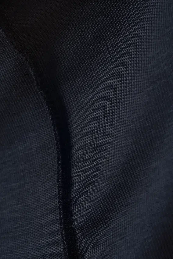 Top de cuello alto suave – Azul oscuro Top de cuello alto suave – Azul oscuro