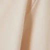 Top de cuello alto y manga larga de corte ajustado – Beige