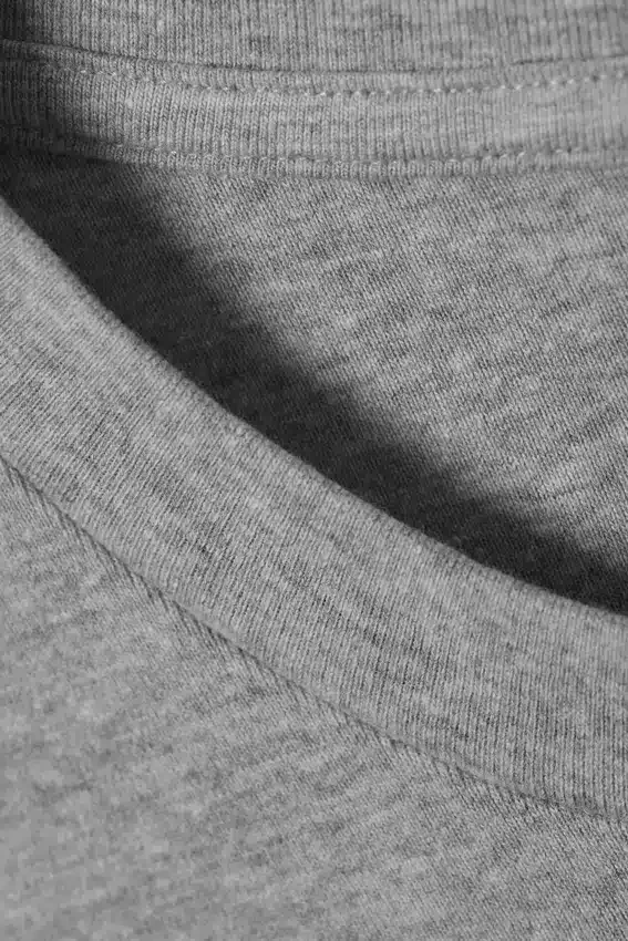 Top de jersey de manga larga holgado – Gris jaspeado Top de jersey de manga larga holgado – Gris jaspeado