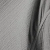 Top de manga larga con cuello barco y bordes sin rematar – Gris empolvado Top de manga larga con cuello barco y bordes sin rematar – Gris empolvado