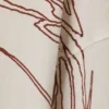 Top de manga larga con estampado y corte recto – Beige claro – Estampado urbano Top de manga larga con estampado y corte recto – Beige claro – Estampado urbano