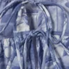 Top de pijama de popelín de algodón estampado con lazo delantero – Azul – Baroque Collage Top de pijama de popelín de algodón estampado con lazo delantero – Azul – Baroque Collage