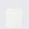 Top de pijama tipo camisola de encaje – Blanco Top de pijama tipo camisola de encaje – Blanco