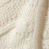 Top de punto con un solo hombro – Blanco empolvado Top de punto con un solo hombro – Blanco empolvado
