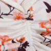 Top de tirantes con cuello en V – Blanco – Estampado floral Top de tirantes con cuello en V – Blanco – Estampado floral