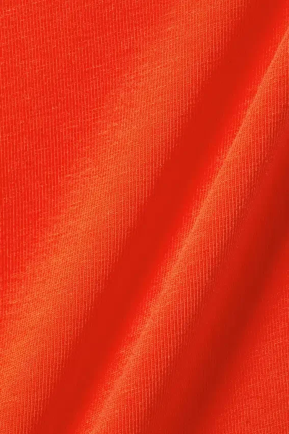 Top de tirantes con cuello halter y corte ajustado – Naranja brillante Top de tirantes con cuello halter y corte ajustado – Naranja brillante