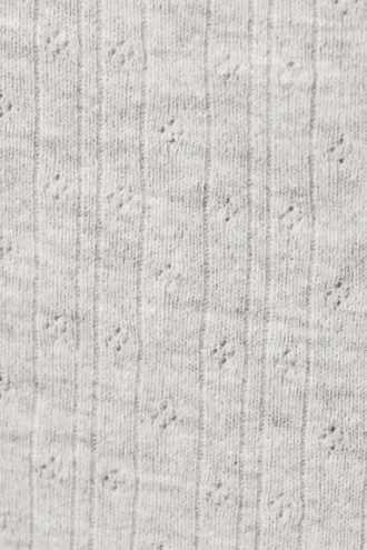 Top de tirantes con punto calado – Gris jaspeado