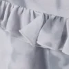 Top de tirantes con volantes – Gris empolvado – Mármol nublado Top de tirantes con volantes – Gris empolvado – Mármol nublado