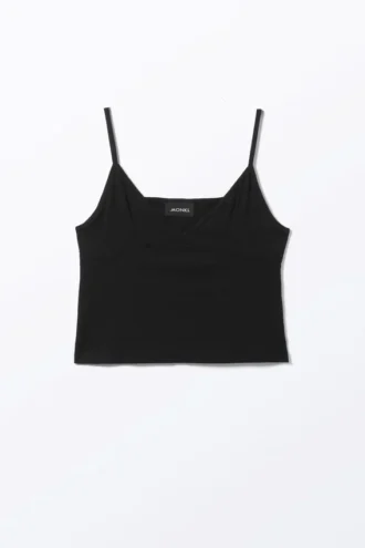 Top de tirantes suaves – Negro