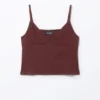 Top de tirantes suaves – Rojo oscuro