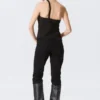 Top de traje con hebilla y un solo hombro de Faustina C – Negro