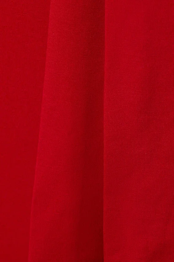 Top de un solo hombro con lazo de lyocell – Rojo Top de un solo hombro con lazo de lyocell – Rojo