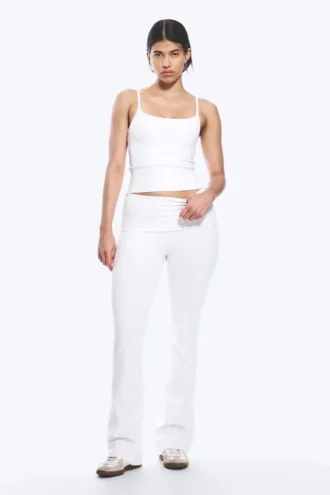Top deportivo con tirantes – Blanco roto