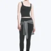 Top deportivo corto – Gris oscuro Top deportivo corto – Gris oscuro