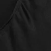 Top fruncido sin mangas – Negro