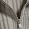 Top sin mangas con cuello alto y cremallera – Gris polvoriento Top sin mangas con cuello alto y cremallera – Gris polvoriento