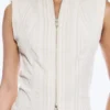 Top sin mangas con cuello alto y cremallera – Light Mole Top sin mangas con cuello alto y cremallera – Light Mole