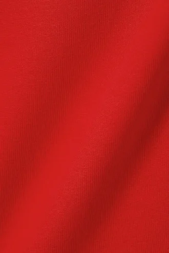 Top sin mangas con cuello barco de Annie Soft – Rojo