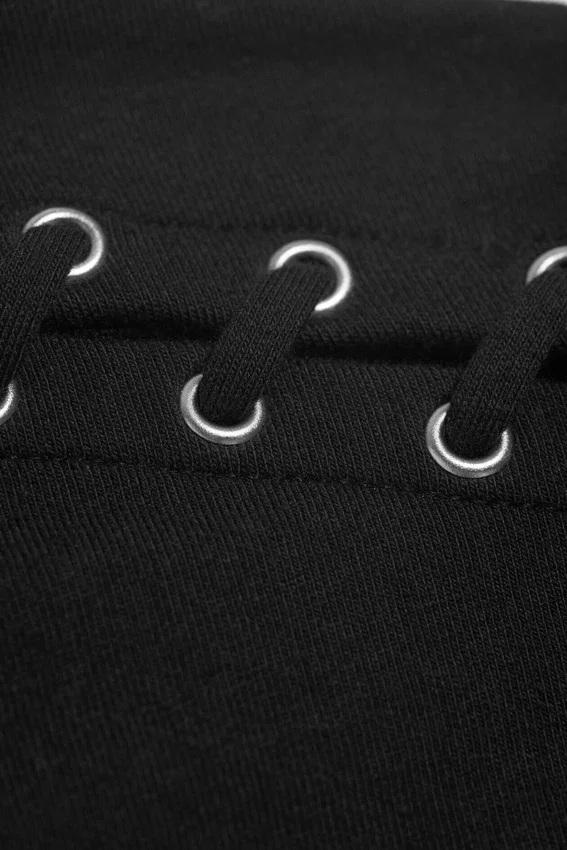 Top sin tirantes con lazo cruzado – Negro Top sin tirantes con lazo cruzado – Negro
