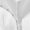 Top tipo corsé de sarga con cuello cuadrado – Blanco Top tipo corsé de sarga con cuello cuadrado – Blanco