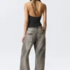 Vaqueros Abell de talle medio y corte recto – Barrel gris – Gris medio Vaqueros Abell de talle medio y corte recto – Barrel gris – Gris medio
