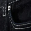 Vaqueros ajustados de talle bajo con corte acampanado Luna – Blue Rinse – Azul oscuro
