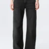 Vaqueros anchos de talle medio Paz – Paloma Black – Negro Vaqueros anchos de talle medio Paz – Paloma Black – Negro